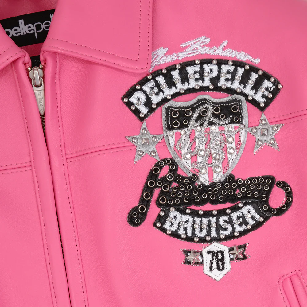Wmns Pelle Pelle American Bruiser Crop Jacket - Image 3