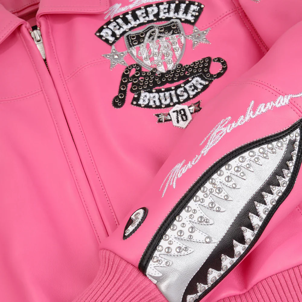 Wmns Pelle Pelle American Bruiser Crop Jacket - Image 5