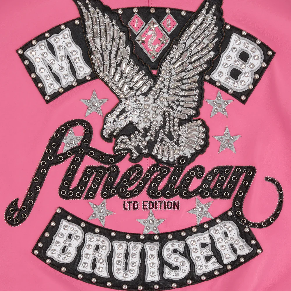 Wmns Pelle Pelle American Bruiser Crop Jacket - Image 7