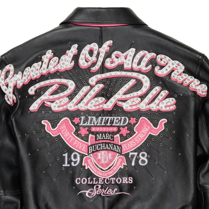 Wmns Pelle Pelle Greatest Of All Time Crop Jacket - Image 3