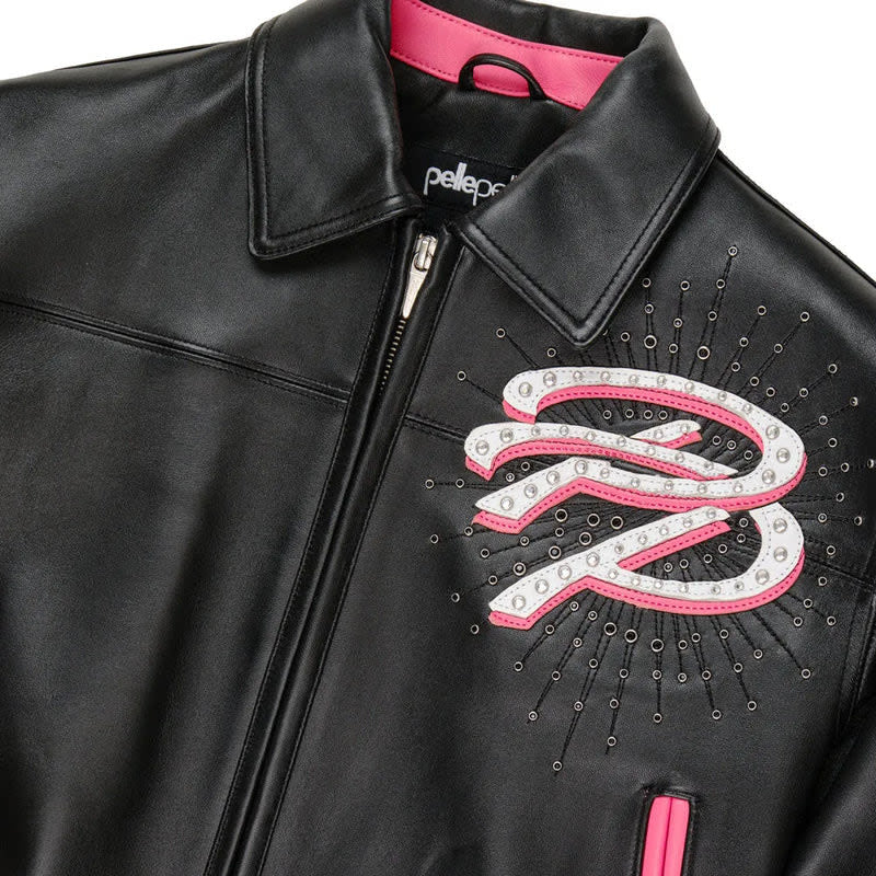 Wmns Pelle Pelle Greatest Of All Time Crop Jacket - Image 5